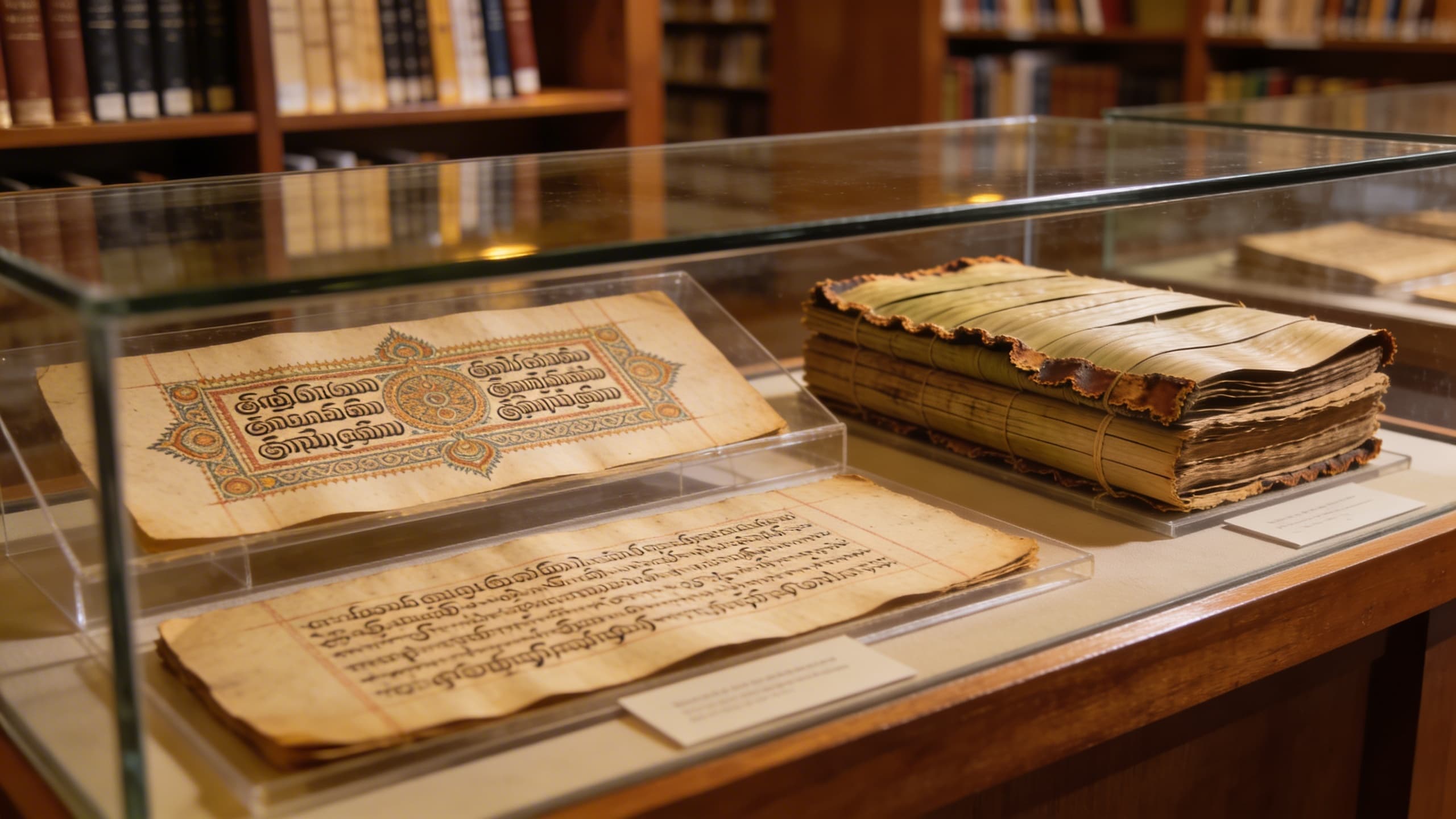 Banaras Hindu University Central Library Exhibits rare Tamil books